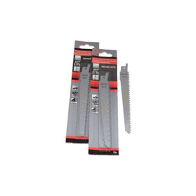 Reciprocating Sabre Saw Blades R644D 150mm Long High Carbon Steel HCS 10 Pack by Ufixt