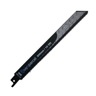 Reciprocating Sabre Saw Blades S1118BF 200mm 10 TPI HCS Metal Aluminium x3 - 4