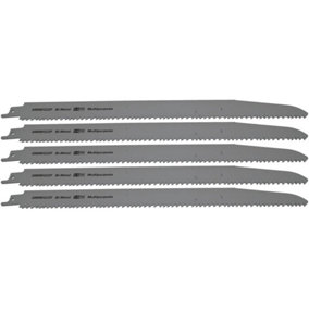 Reciprocating Saw Blade Multipurpose 300mm Length 5-8tpi - Bi Metal Pack of 5 by Ufixt