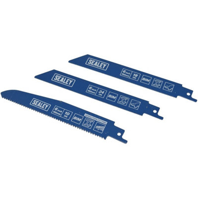 Reciprocating Saw Blade Set 150mm Pack of 3 by Ufixt