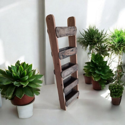 Reclaimed Wall 5 Brick Rack - Wood - L120 x W32 x H14 cm