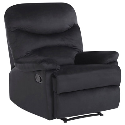 Recliner Chair ESLOV Velvet Black