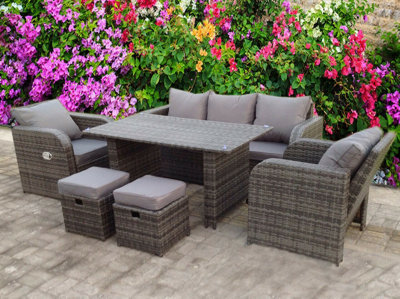 Reclining best sale garden sofa