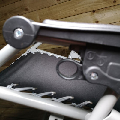 Reclining Garden Sun Lounger with Head Rest - 8