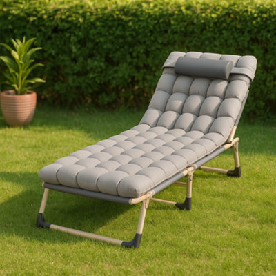 Lounge Chair Cushion Beautissu Sun Lounger Cushion 200x60x5cm Loft