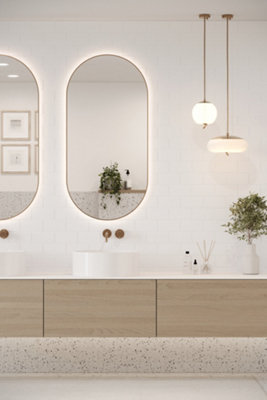 Reco Surfaces Flat Metro Tile (150mm x 75mm) White Wall Panel ...