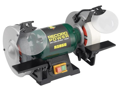 Record Power 71500/ RSBG8 RSBG8 200mm (8in) Bench Grinder 550W 240V ...