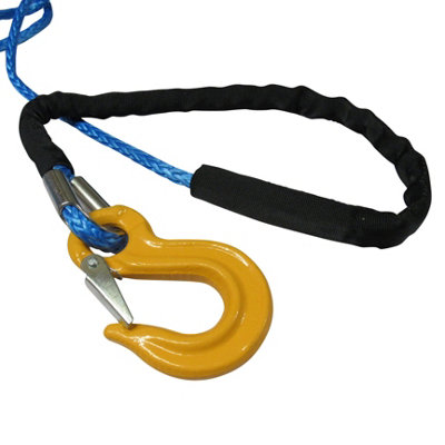 Recovery Synthetic Winch Rope with Safety Hook 10MM x 15M (Kinetic ...