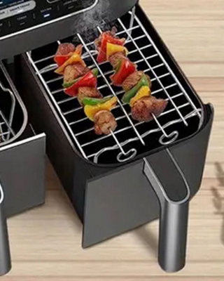 Air Fryer Accessories Air Fryer Skewer Stand Compatible With Ninja