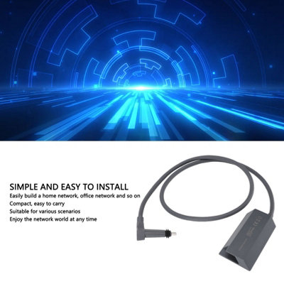 Rectangle Ethernet Adapter for Satellite Internet and Wired Powerline ...