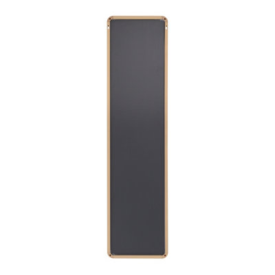 Rectangle Full Length Mirror Wall Mounted or Over The Door Floor Mirror Framed Mirror, Gold 37 x 147 cm