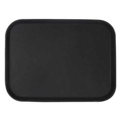 Rectangle Non-Slip Serving Tray - 56cm x 41cm - Black