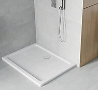 Rectangle Shower Tray 1400x900 Slimline Plastic Shower Tray White Finish