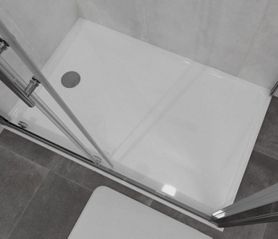 Rectangle Stone Tray Enclosure 1700 x 700mm Rectangle Walk in Shower