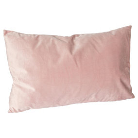 Rectangle Velvet Cushion - 60cm x 40cm - Pink