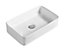 Rectangular 1 Tap Hole Ceramic Countertop Vessel without Overflow - 465mm - Balterley