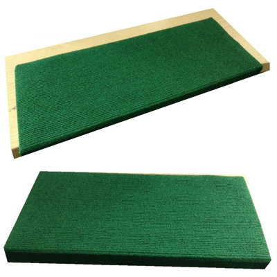 Rectangular 15 Pcs Carpet Stair Treads Floor Mat Protection Cover Step