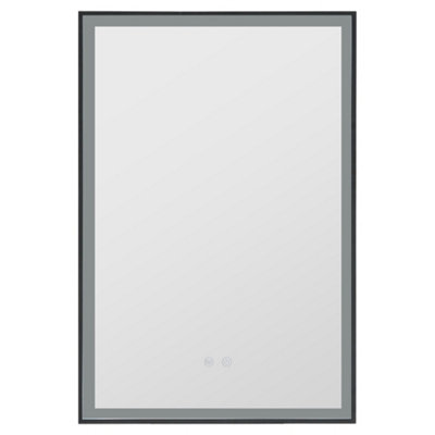 Rectangular Anti-fog Bathroom Vanity Mirror Touch Sensor 500x700mm