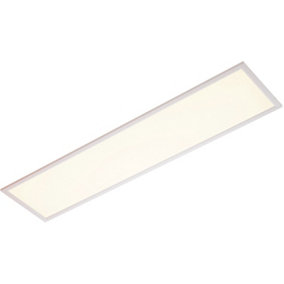 Rectangular Backlit LED Ceiling Panel Light - 1195 x 295mm - 40W Cool White LED