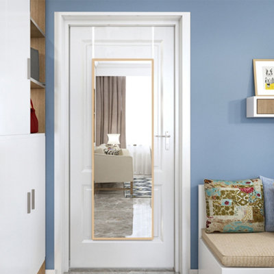 Over the door on sale full length mirror