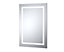 Rectangular LED Framed Illuminated Touch Sensor Mirror with Demister, 700mm x 500mm - Chrome - Balterley