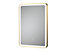 Rectangular LED Illuminated Touch Sensor Framed Mirror with Demister, 700mm x 500mm - Brushed Brass - Balterley