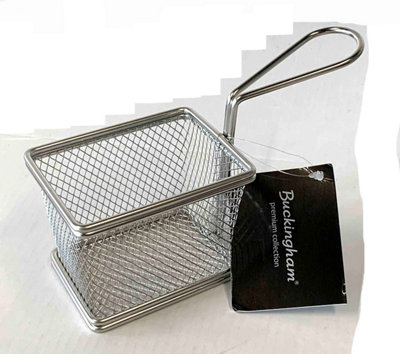 Rectangular Mini Serving Basket 7.5