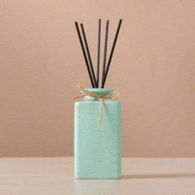 Rectangular Reed Diffuser Vase - Green