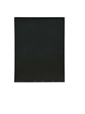 Rectangular Wall, Metal Window Mirror, Black, 70(W) x2(D) x100(H) cm