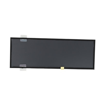 Rectangular Wall Mounted or Over Door Framed Full Length Mirror Black 28 cm x 118 cm