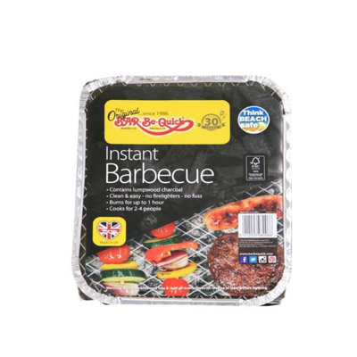 DISPOSABLE BBQ INSTANT GRILL CHARCOAL DISPOSABLE OUTDOOR COOKING