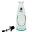 Recycled Glass Eco Vintage Clear Kitchen Dining Pourer Bottle 300ml (H) 23cm