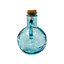 Recycled Glass Ice Blue/Clear Swirl Kitchen Dining Oil Drizzler 400ml (H) 13cm