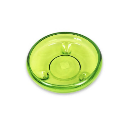 Recycled Glass Kitchen Dining Room Home Décor Ola Footed Glass Bowl - Lime Green 24.5cm (W)
