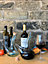 Recycled Glass Spanish Porron decanter/Pourer with cork 500ml - 17cm (W) x 21cm (H)