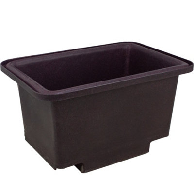 Recycled Plastic 250 Litre UNI Fork Lift Mortar Tub - Mixed Colours - 3