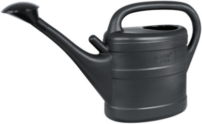 Recycled Plastics 10L Outdoor Watering Can - Anthracite Grey | DIY at B&Q