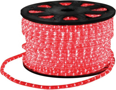 Red 45M Led Rope Light With An Intense Vibrant Colour