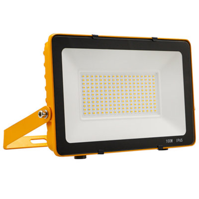 Red Arrow 100W 110V Slim LED Floodlight - Site Lighting 4000K IP65 Rated with Integrated LEDs