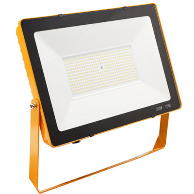 Red Arrow 110V LED Floodlight 200W Slim - Site Lighting 4000K IP65 Rated with Integrated LEDs