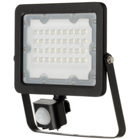 Red Arrow 30W Meteor Floodlight with PIR and Integrated LEDs