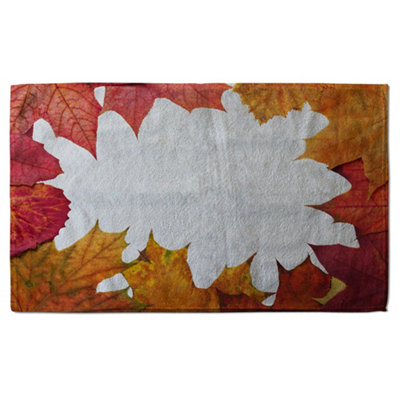 Red Autumn Border (Bath Towel) / Default Title