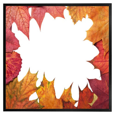Red autumn border (Picutre Frame) / 24x24