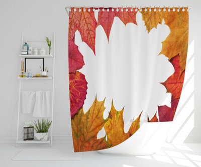 Red Autumn Border (Shower Curtain) / Default Title Price Comparisons | Compare The Build