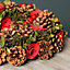 Red Berries and Roses All Season Front Door Wreath Home Decoration Wreath 36cm