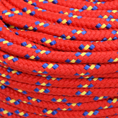 Red Boat Rope 6 mm x 50 m Polypropylene - Marine Dock Line & Rigging Rope