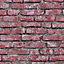 Red Brick Effect Wallpaper Erismann Paste The Wall Vinyl Textured Pink Stone