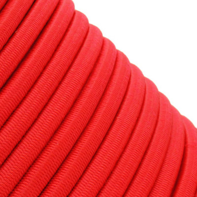 Red Bungee Cord - 5 m / 16 ft of 6 mm Bungee Rope, Shock Cord, Bungee ...