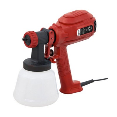 Red Coated Electric Paint Sprayer with 4 Nozzles 1000W
