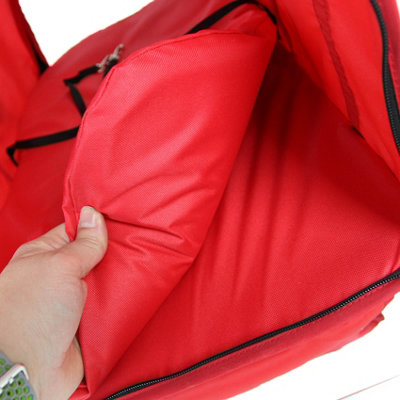 Red Folding Pushchair Pet Stroller - 4